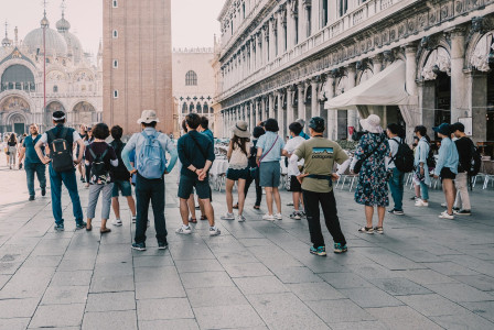 Photo by Unsplash An illustrative photo of Tourist group on Piazza San Marco (Venice, Italy)