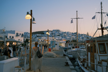 An illustrative photo of a group of people walking.