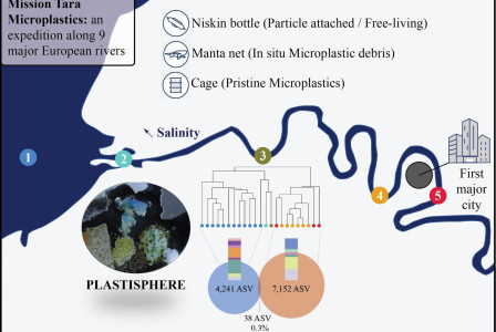 Diagram from land to river