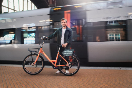 Picture of person with the bike