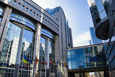 European parliament building