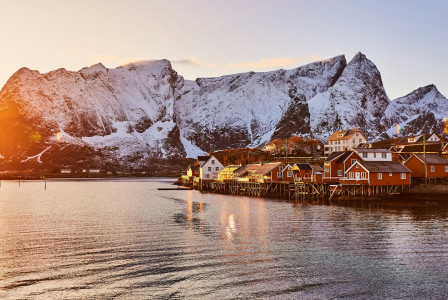 An illustrative photo of Lofoten islands