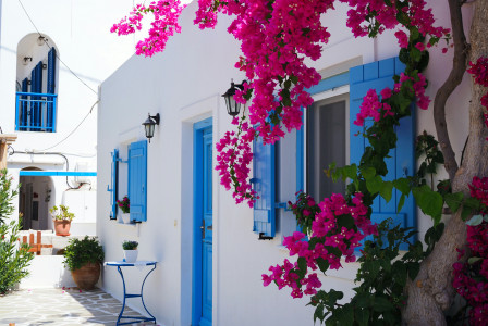 An illustrative photo of a greek village
