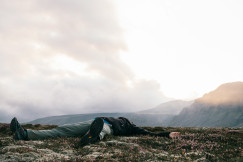 a-person-laying-on-the-ground-in-a-field