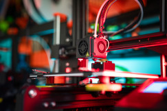 3D printer in operation