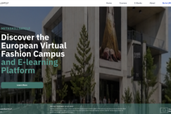 European Virtual Fashion Campus website