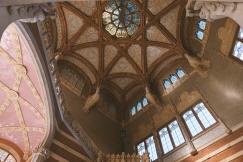 An illustrative photo of the ceiling of a large building