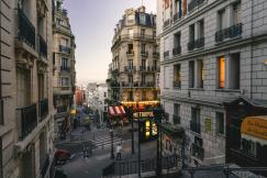 An illustrative photo of Montmartre streets at dusk