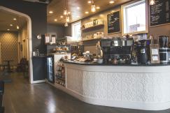 An illustrative photo of a cozy coffee shop 