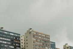 An illustrative photo of a group of buildings