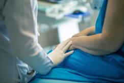 An illustrative photo of medical treatment in a hospital setting