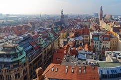 An illustrative photo of a cityscape of Wroclaw