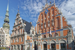 An illustrative photo of the House of the blackheads in Riga