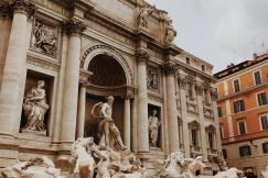 An illustrative photo of the Trevi Fountain in Rome