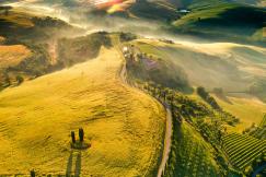 An illustrative photo of mountains.