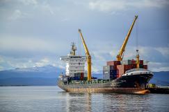 An illustrative photo of a big ship in the sea 
