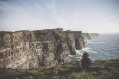 An illustrative photo of cliff near sea.