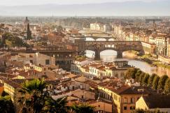 An illustrative photo of a view of the city of Florence, Italy