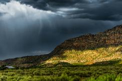 An illustrative photo of a summer thunderstorm