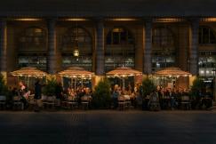 An illustrative photo of an outside cafe