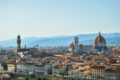 An illustrative photo of a view of the city of Florence, Italy
