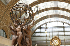 An illustrative photo of a sculpture in a museum in Paris