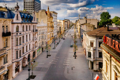 An illustrative photo of a street in Lodz, Poland