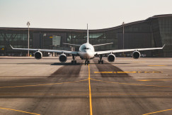 An illustrative photo of an airplane.