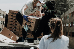 people helping