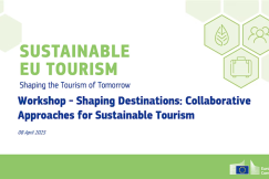 An illustrative photo of the visual identity of the Sustainable EU Tourism project.