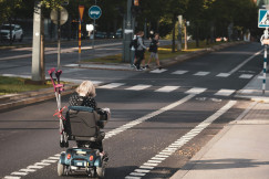An illustrative photo of a girl in a wheelchair.