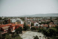 An illustrative photo of a view of a city.