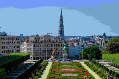 An illustrative photo of a view of a city.