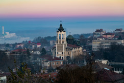 An illustrative photo of a view of a city.