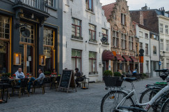 An illustrative photo of a street with old-fashioned buildings.