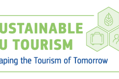 An illustrative photo of the visual identity of the Sustainable EU Tourism project.