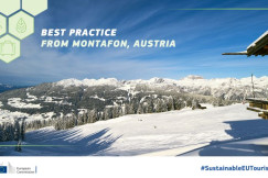 An illustrative photo of snow-capped mountains.