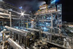 Picture from the inside of a factory facility