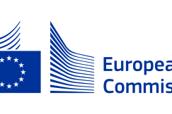 Commission flag + logo