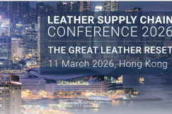 Promotion graphic for the Leather Supply Chain Conference 2026. 