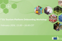 Illustrative image of the 3rd EU Tourism Platform Onboarding Workshop