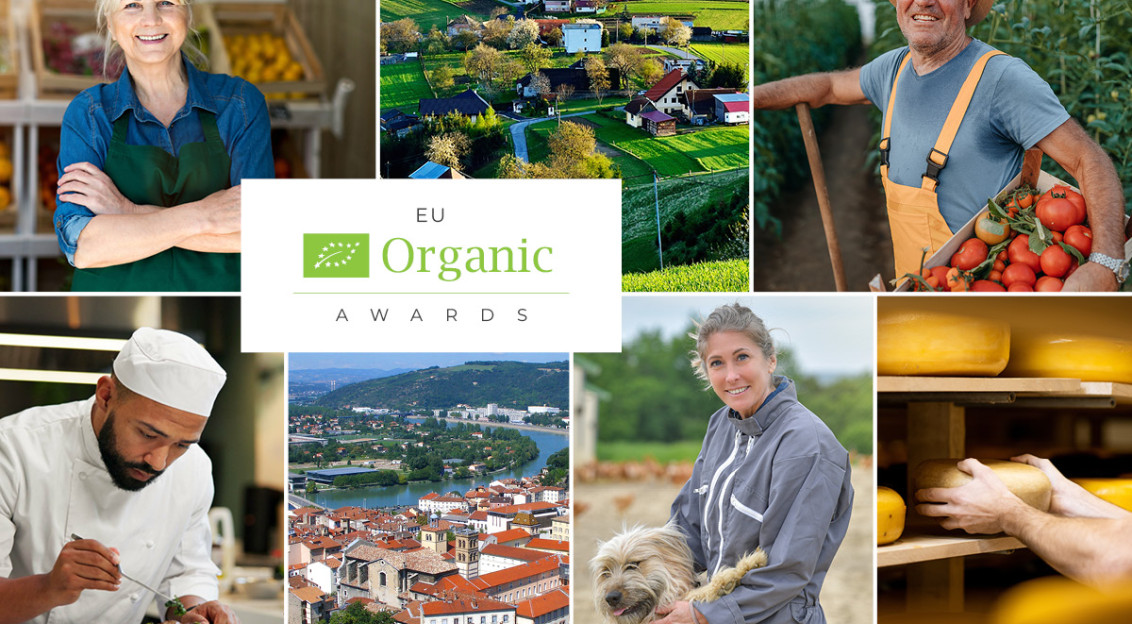 The picture presents the EU Organic Awards.