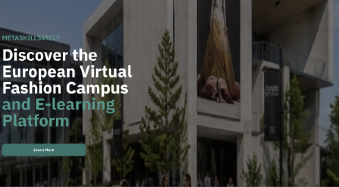 European Virtual Fashion Campus website