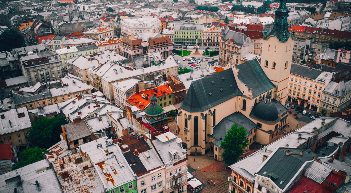 Photo by Unsplash An illustrative photo of a view of the city of Lviv, Ukraine