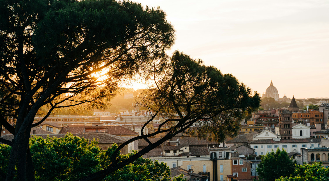 An illustrative photo of a view of a city.