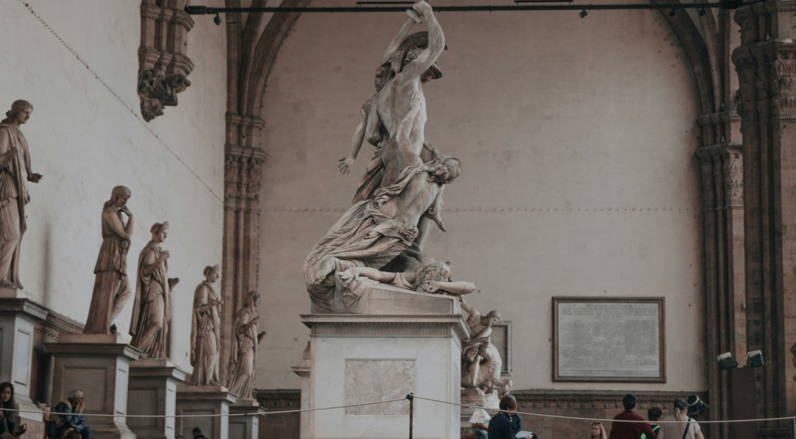 Photo by Unsplash An illustrative photo of a white concrete statue.
