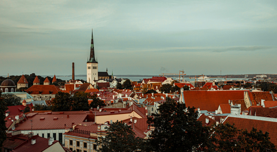 An illustrative photo of view of Tallinn, Estonia