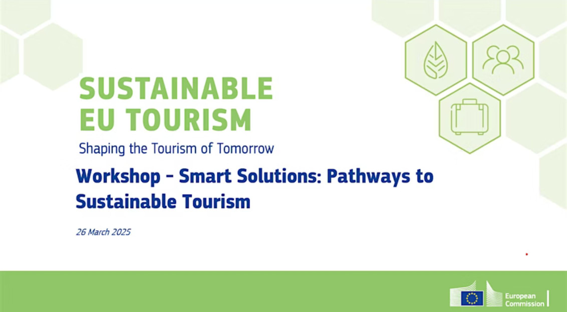 An illustrative photo of the visual identity of the Sustainable EU Tourism project.