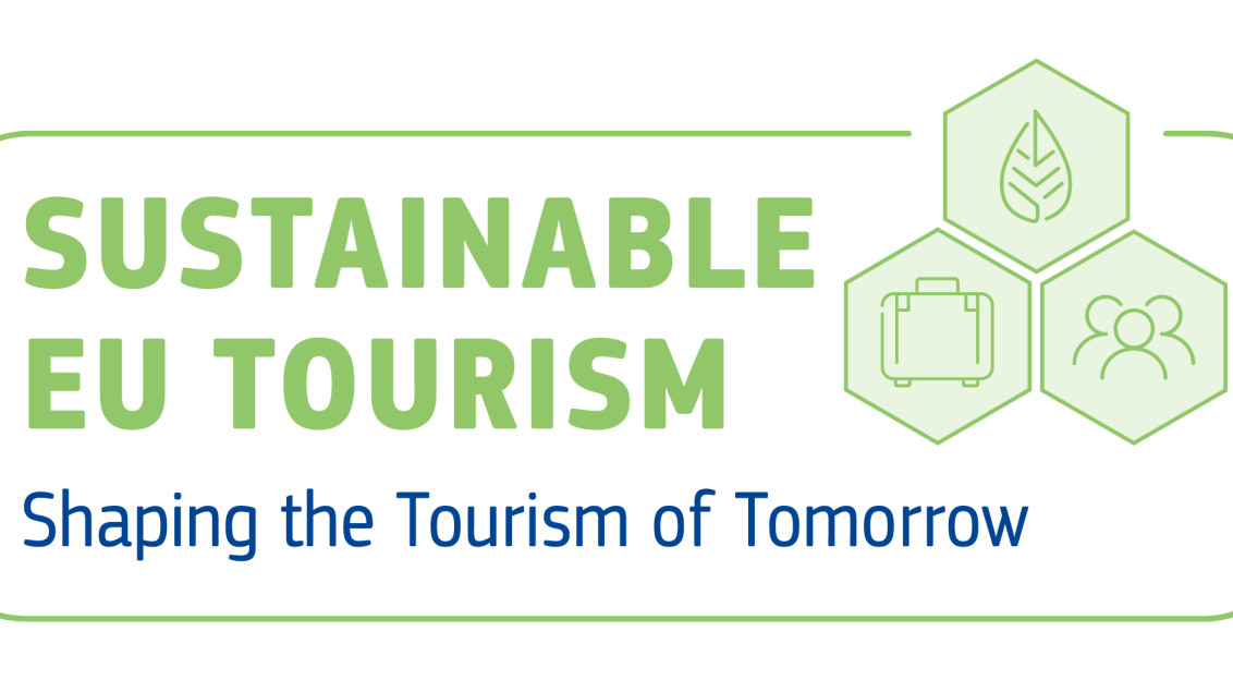 An illustrative photo of the visual identity of the Sustainable EU Tourism project.