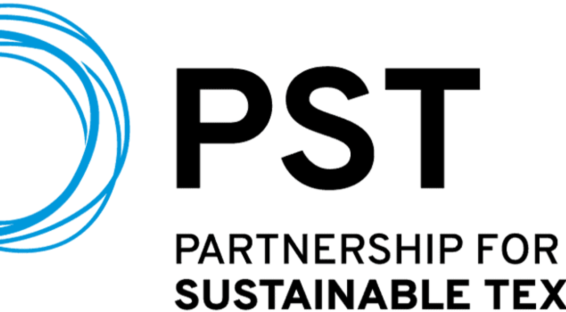 Logo of the Partnership for Sustainable Textiles (PST).